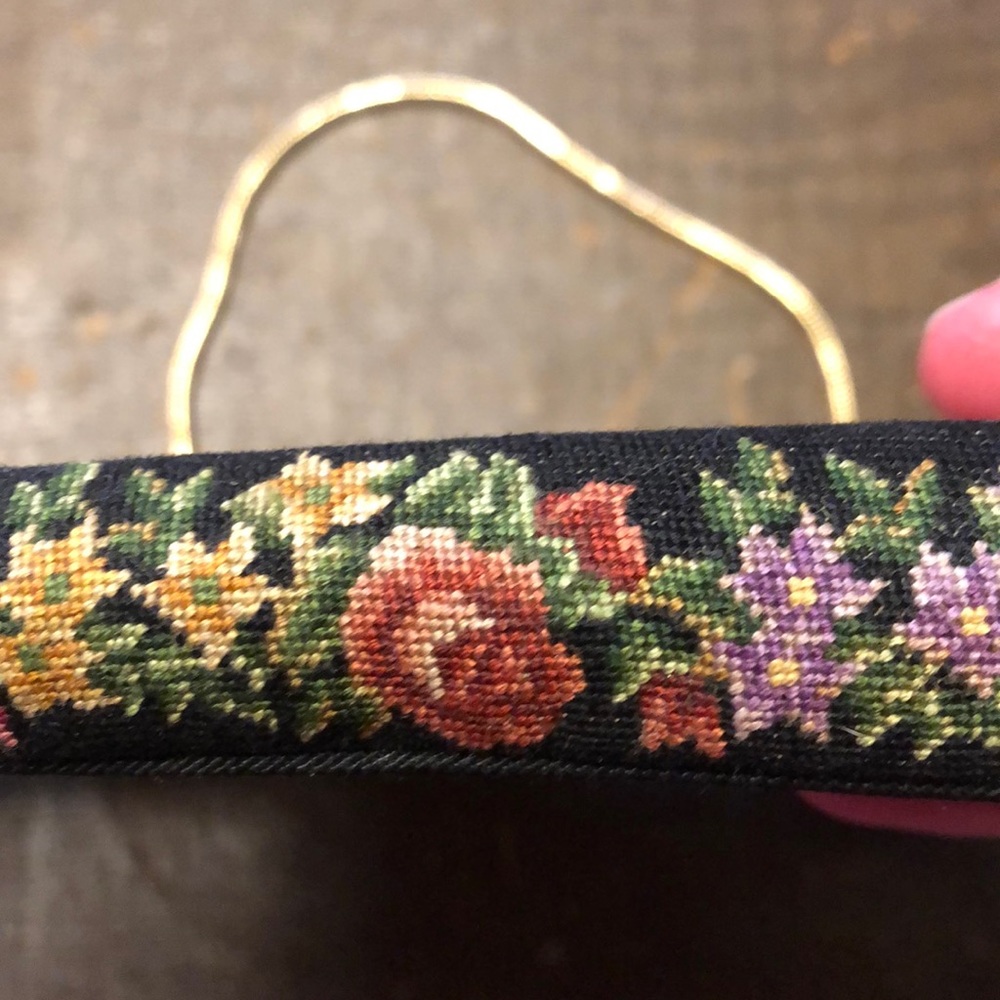 Antique tapestry purse 1920 - Picture 4 of 9